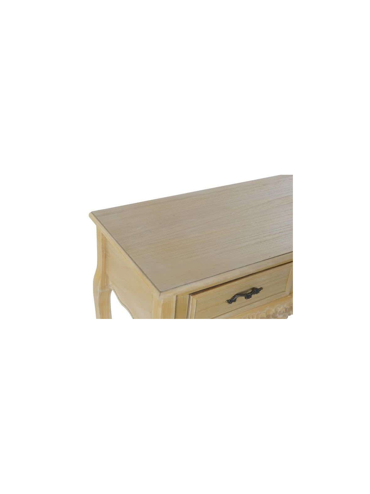 Console 2 tiroirs classique en bois Garance