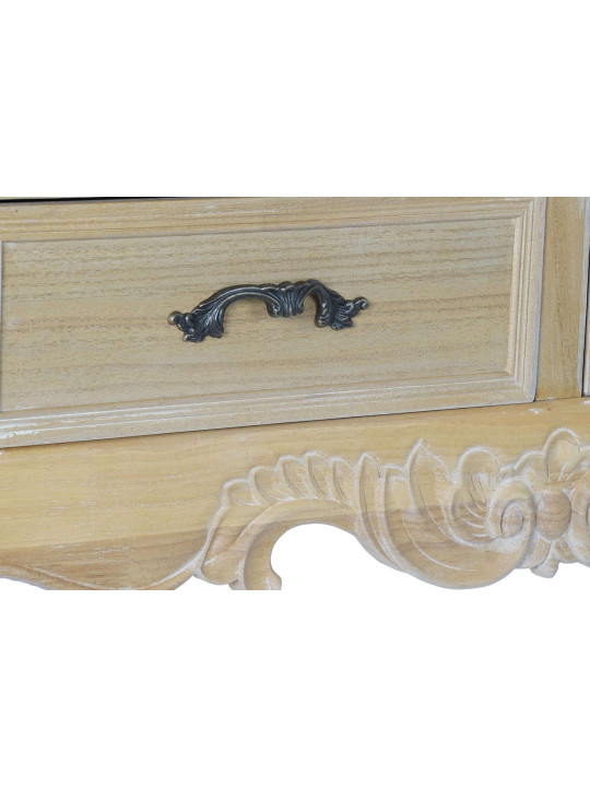 Console 2 tiroirs classique en bois Garance