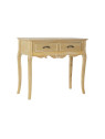 Console 2 tiroirs classique en bois Garance