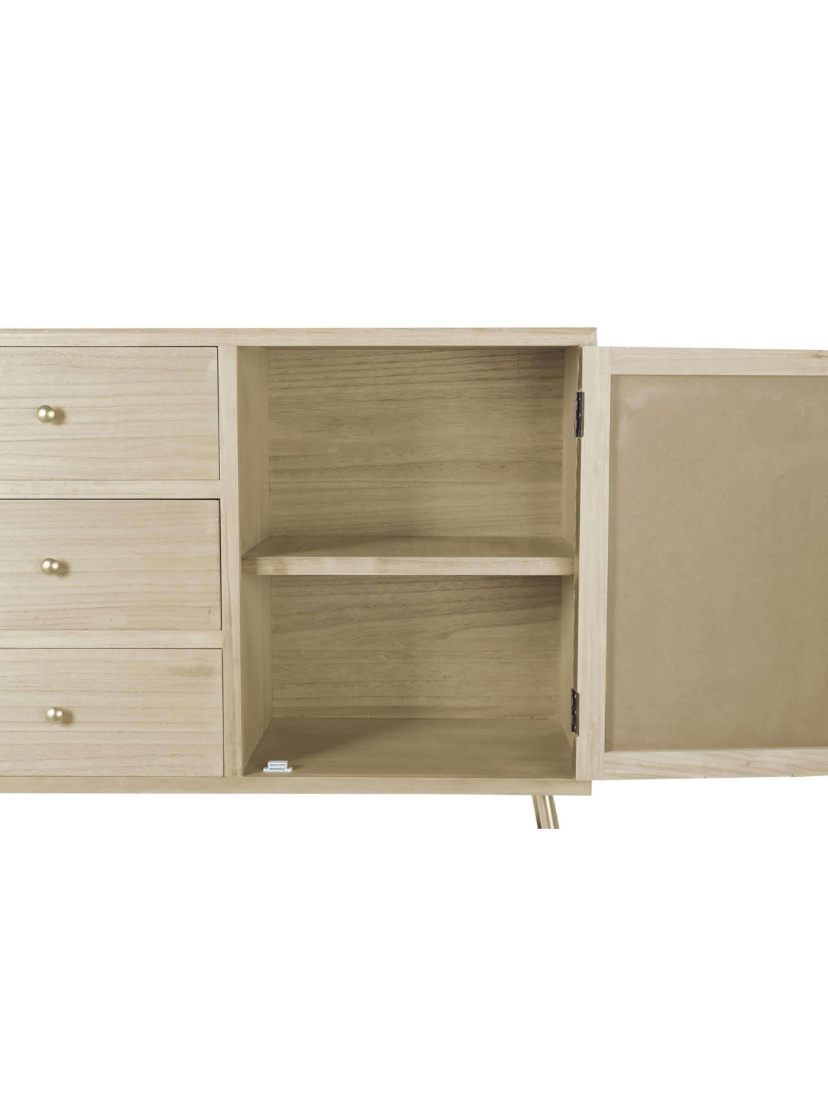 Buffet Izan en métal et bois