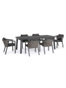Set de 6 chaises et une table Cordova Set de 6 chaises et une table Cordova