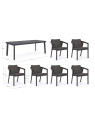 Set de 6 chaises et une table Cordova Set de 6 chaises et une table Cordova