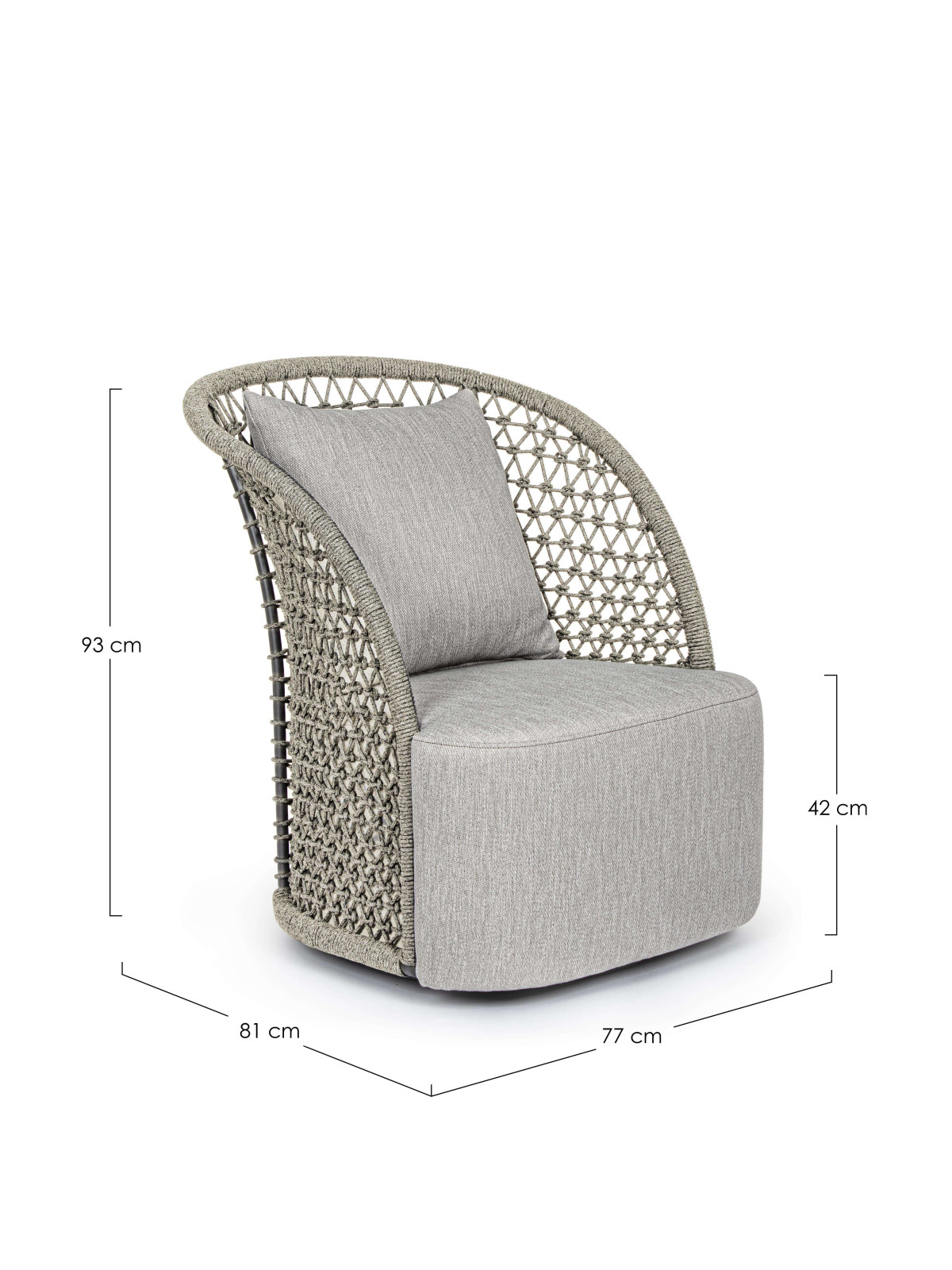 Fauteuil Pivotant Cuyen Sable
