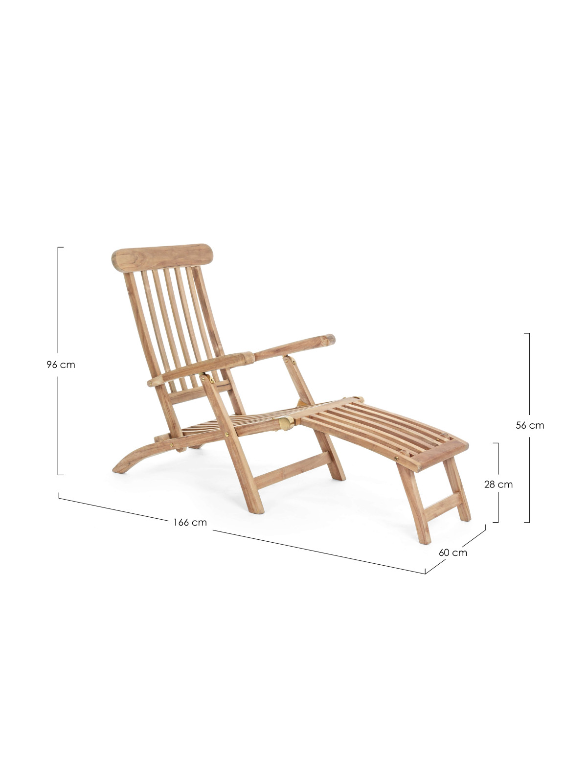 Fauteuil Steamer en teck