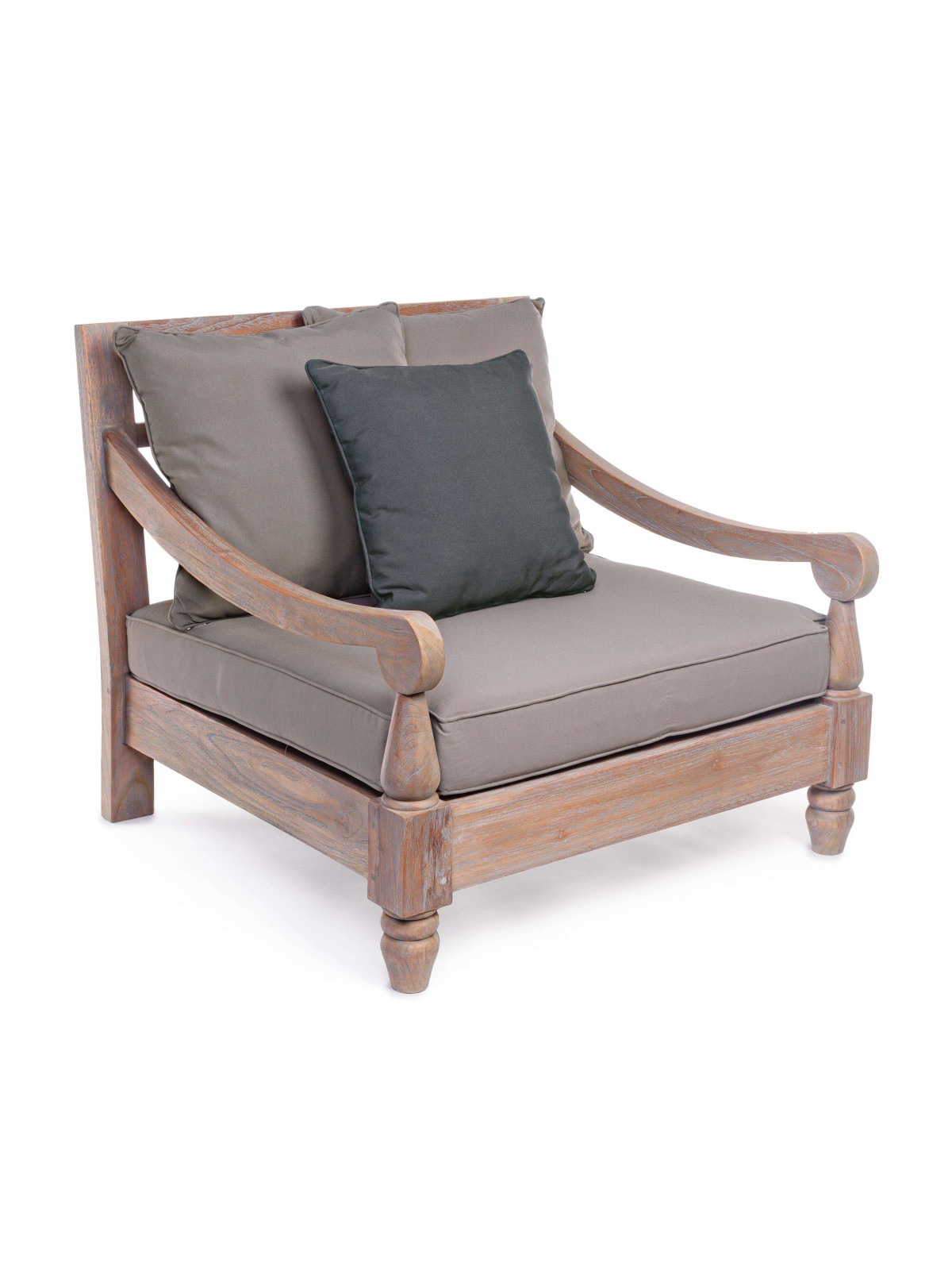 Fauteuil Bali en teck