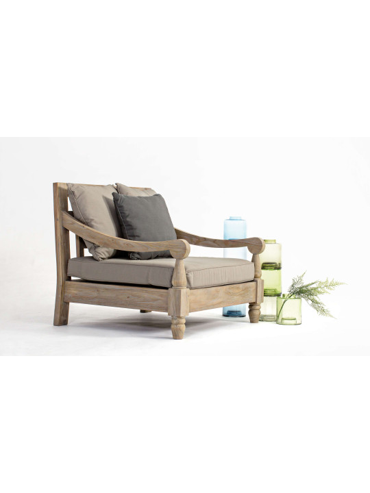 Fauteuil Bali en teck