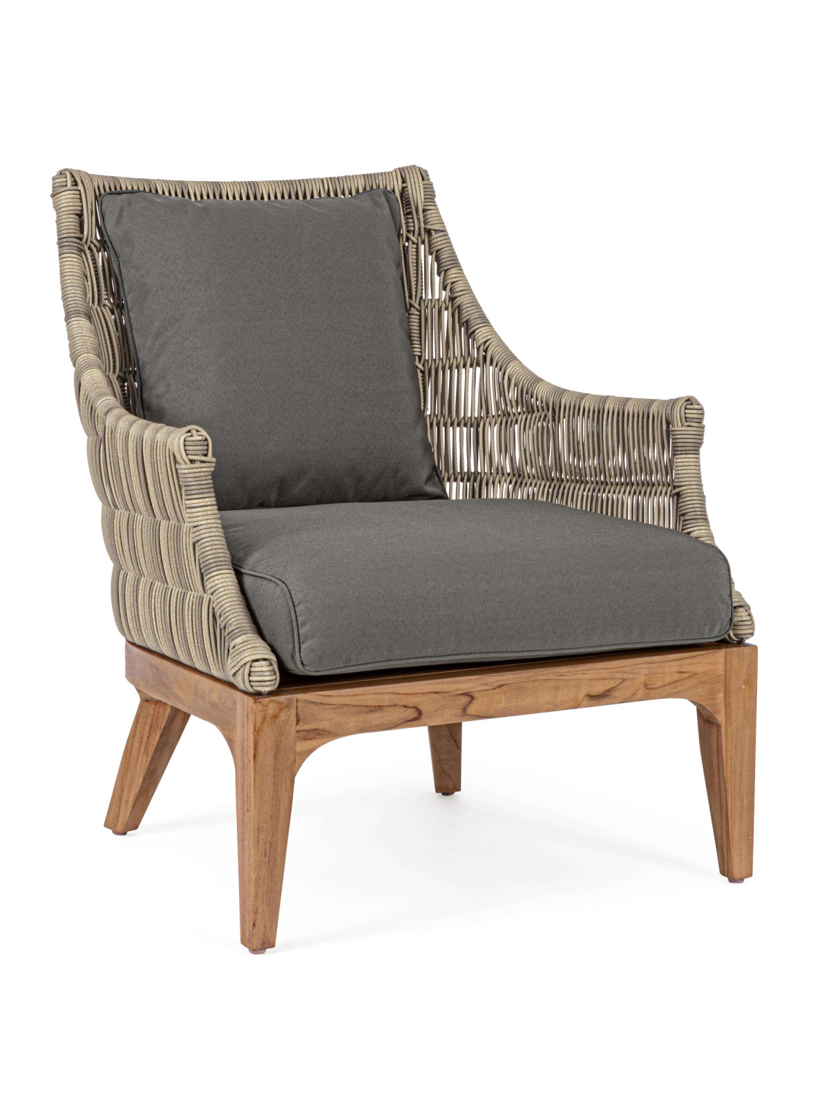 Fauteuil Keilani en teck