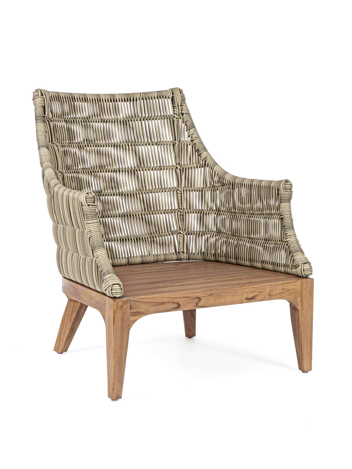 Fauteuil Keilani en teck
