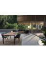 Fauteuil Ninfa en teck noir Fauteuil Ninfa en teck noir