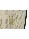 Armoire Abby bois noir et cannage en rotin Armoire Abby bois noir et cannage en rotin