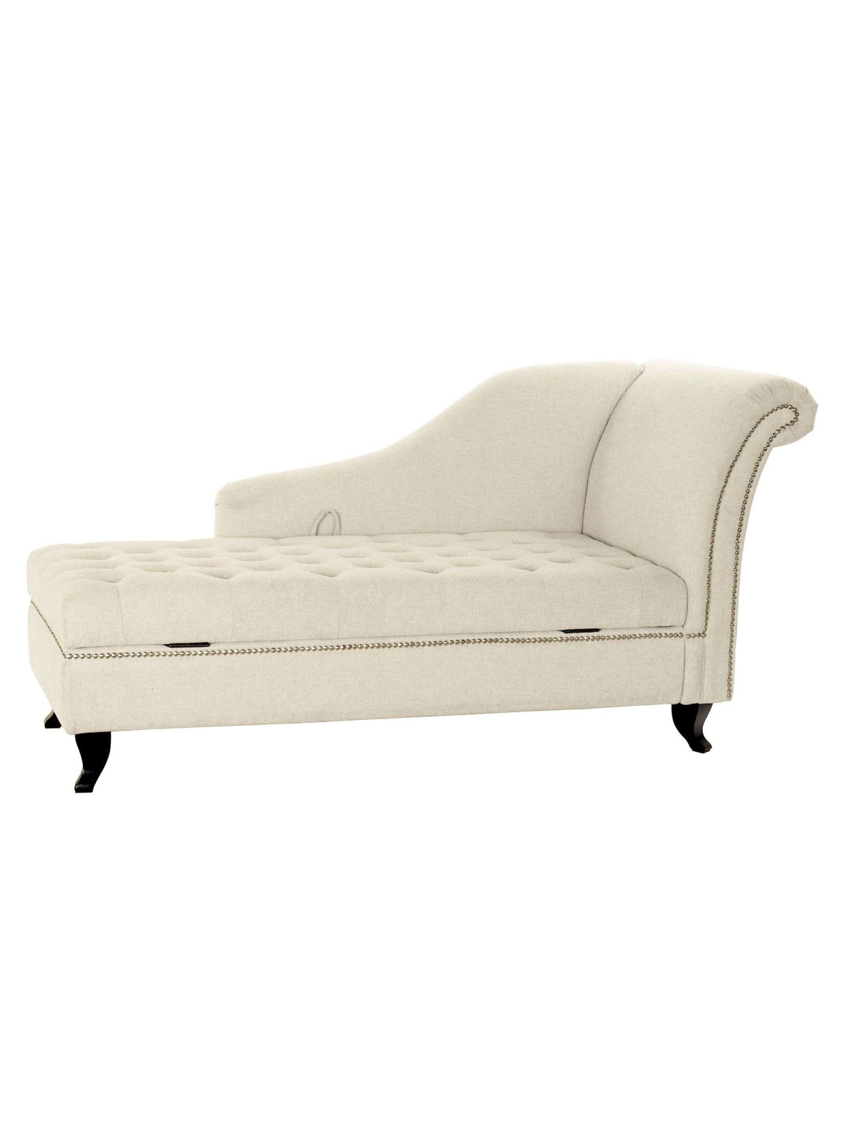 Méridienne coffre beige