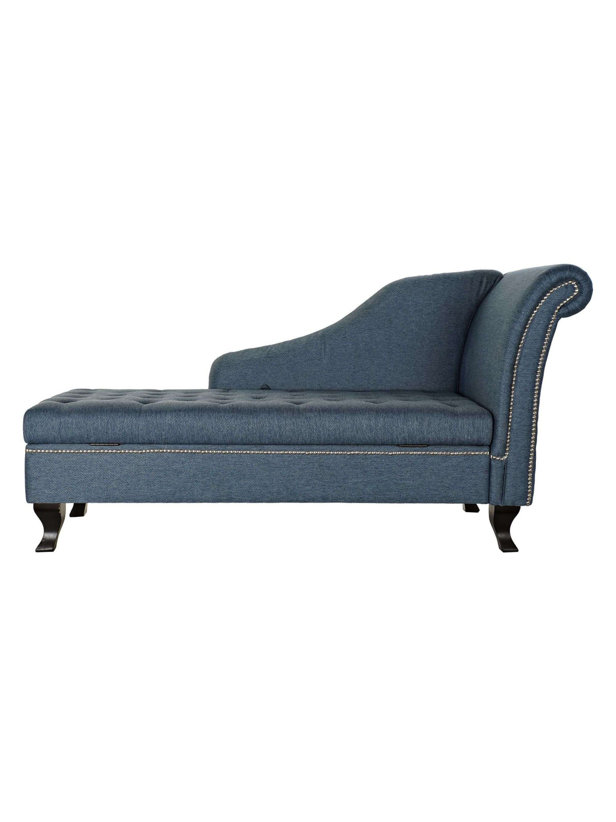 Méridienne coffre bleu