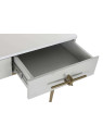 Console Anafi en bois de manguier blanc