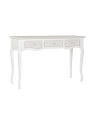 Console 3 tiroirs blanche Cheverny