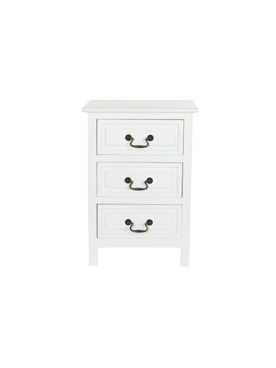 Table de chevet Williston en bois blanc