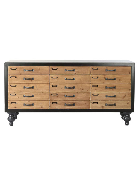 Commode multi tiroirs Sermano en bois Commode multi tiroirs Sermano en bois
