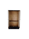 Armoire Levanzo bois de manguier noir et rotin