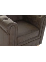 Fauteuil marron Albury