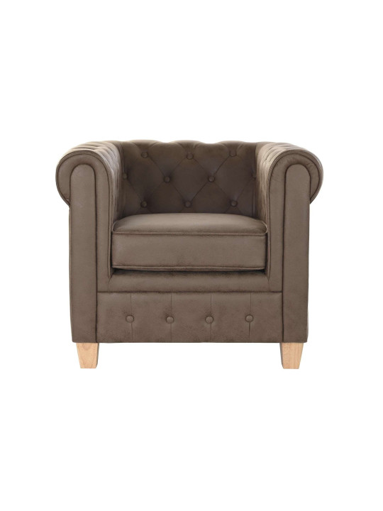 Fauteuil marron Albury