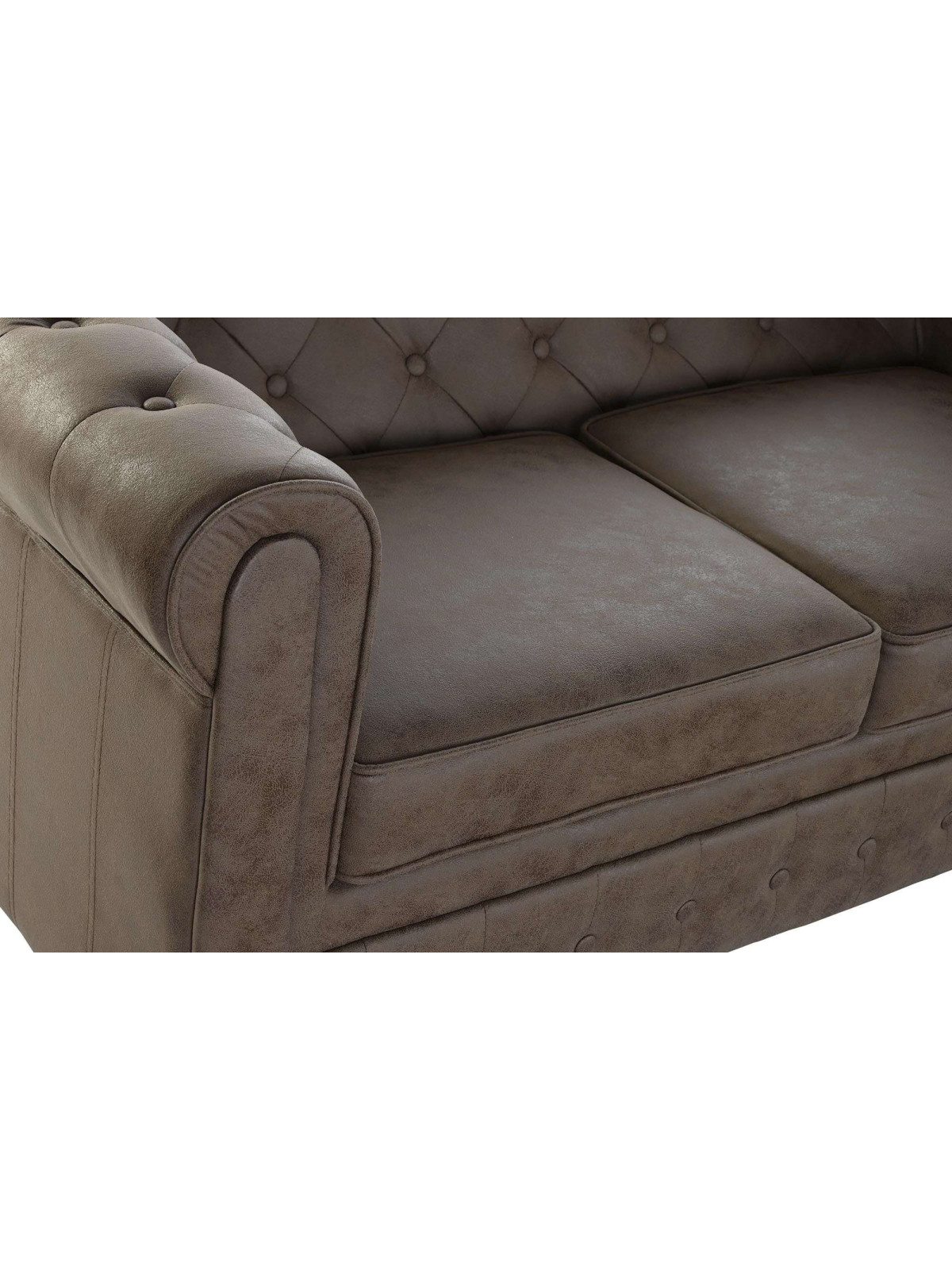 Fauteuil marron Albury