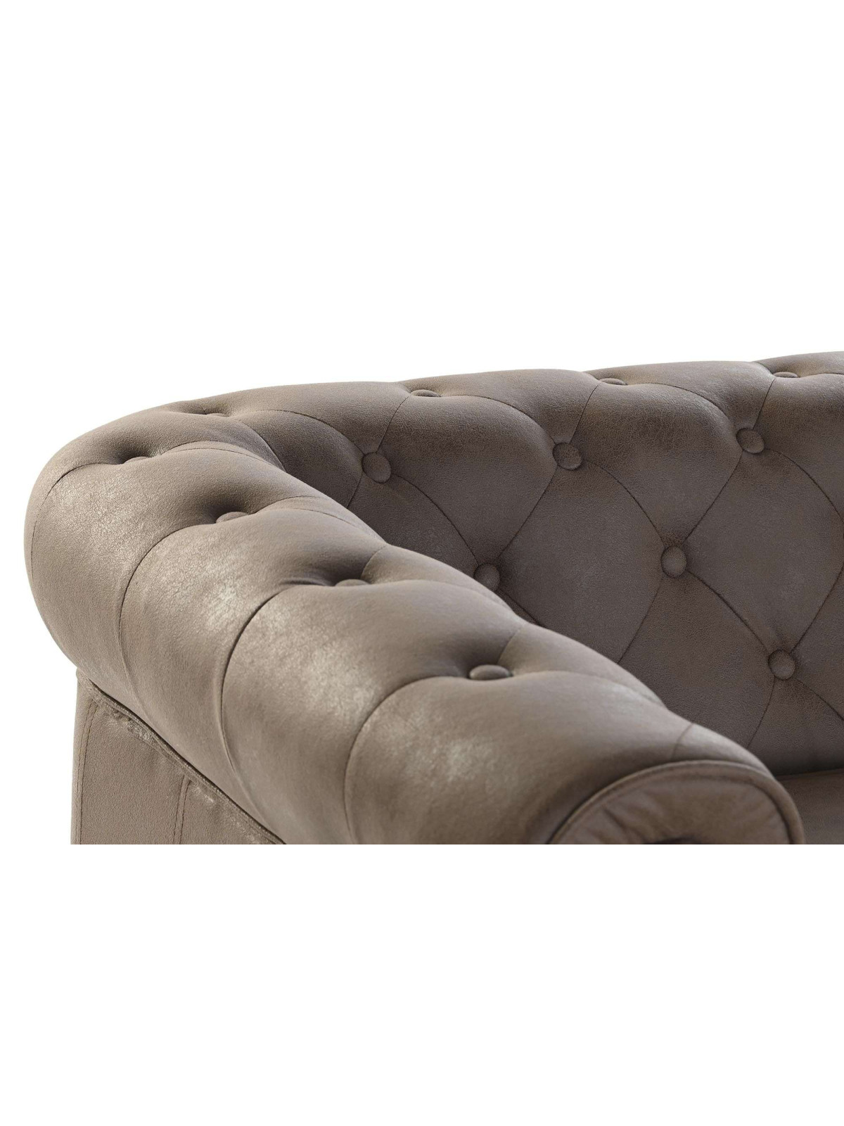 Fauteuil marron Albury