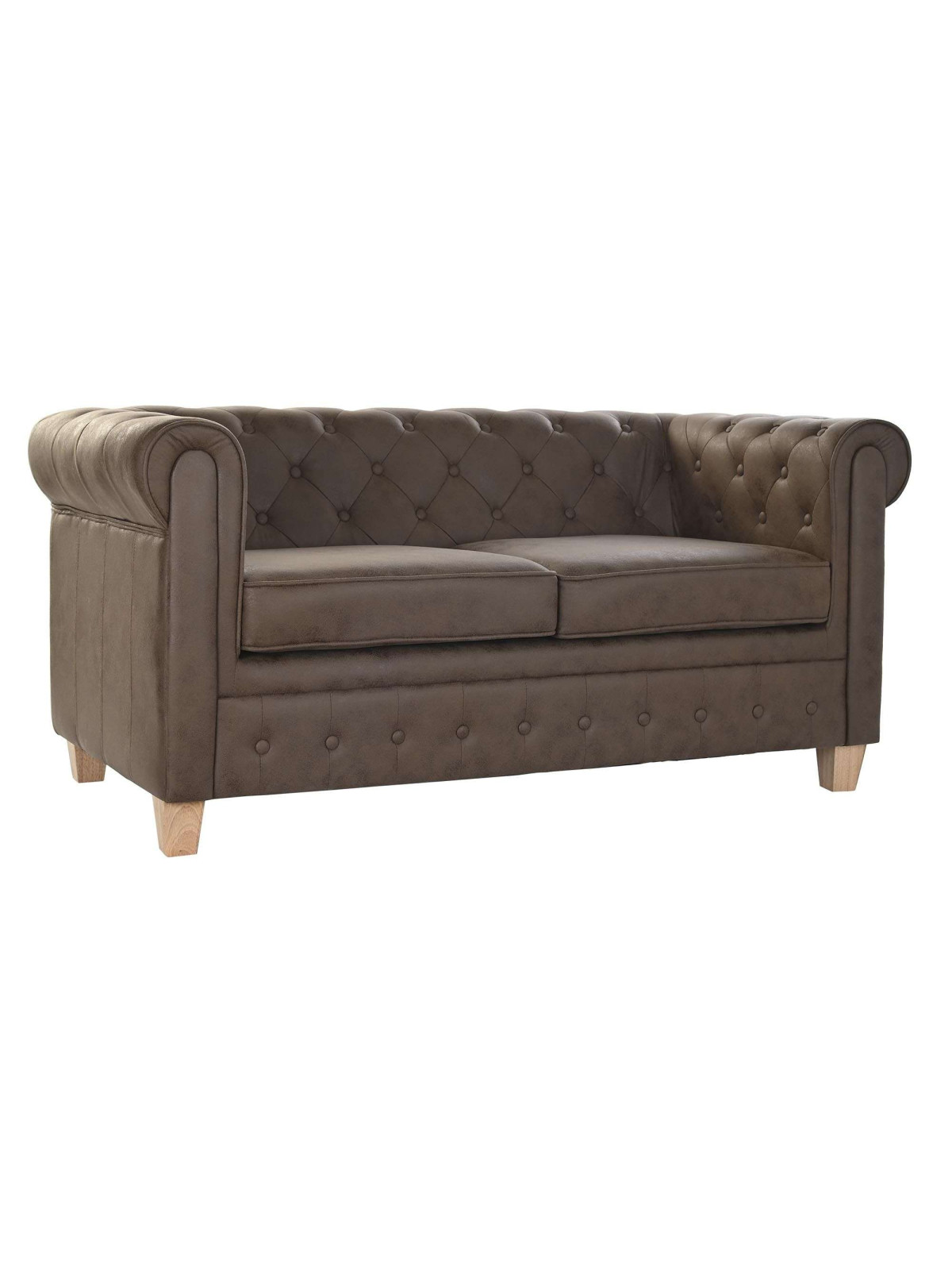 Fauteuil marron Albury
