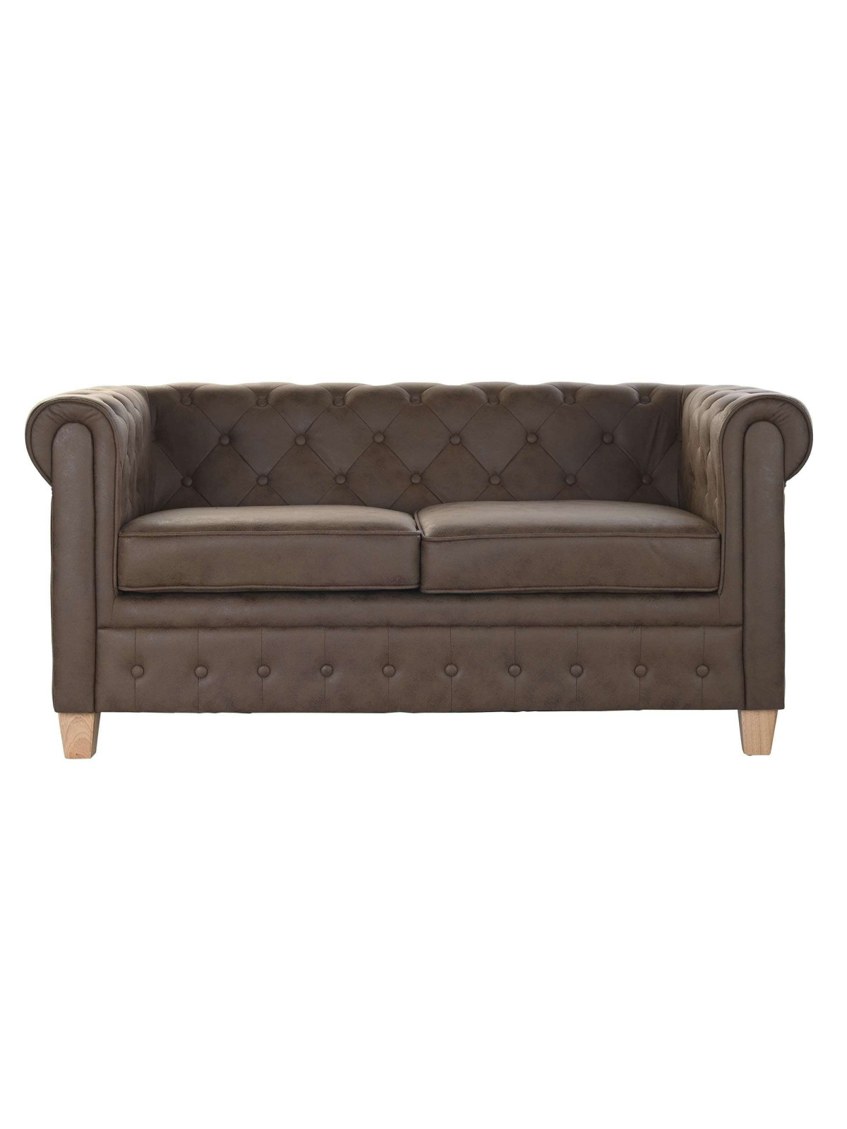 Fauteuil marron Albury