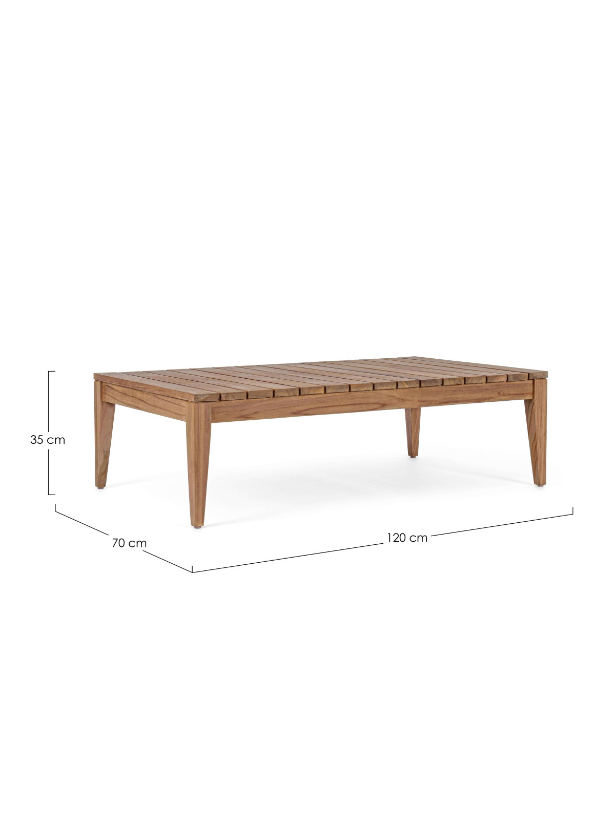 Table basse Keilani en teck 120X70