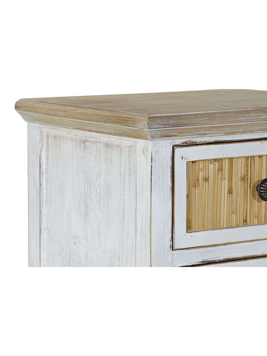 Table de nuit Matera en bois blanc Table de nuit Matera en bois blanc