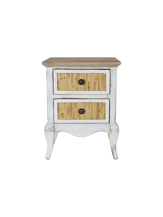 Table de nuit Matera en bois blanc Table de nuit Matera en bois blanc