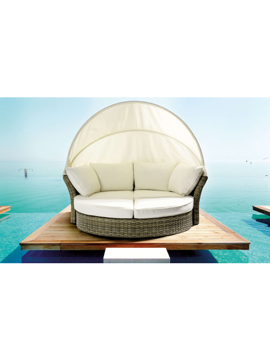 Daybed lit de jardin blanc Daybed lit de jardin blanc