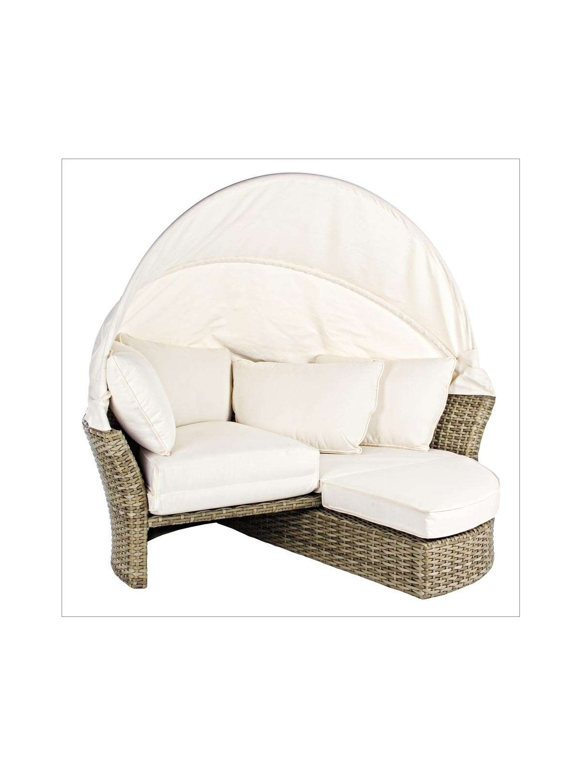 Daybed lit de jardin blanc