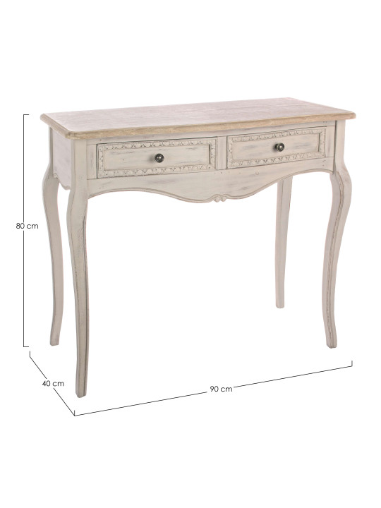 Console 2 tiroirs Clarisse Console 2 tiroirs Clarisse