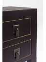 Console 5 tiroirs Pechino noire Console 5 tiroirs Pechino noire