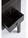 Console 5 tiroirs Pechino noire Console 5 tiroirs Pechino noire
