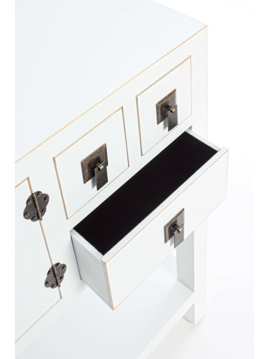 Console 2 portes 6 tiroirs Pechino Console 2 portes 6 tiroirs Pechino