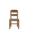 Set de 2 chaises en bois recyclé Maurienne Set de 2 chaises en bois recyclé Maurienne