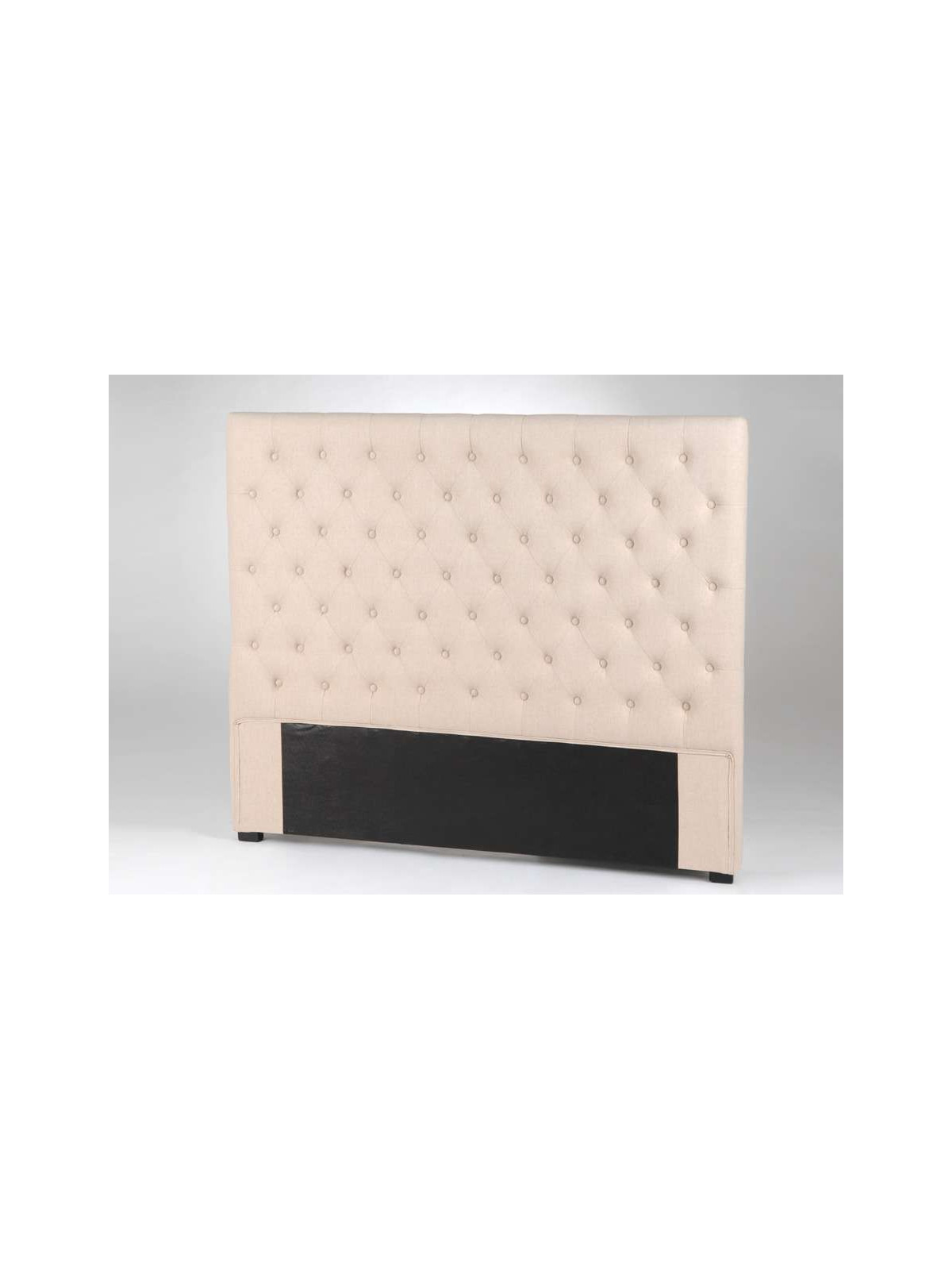 Tête de lit 160 cm Amadeus capitonnée lin