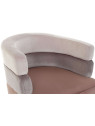 Fauteuil design velours rose Fauteuil design velours rose