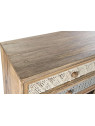 Commode en bois de manguier et tissage Commode en bois de manguier et tissage