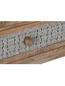 Commode en bois de manguier et tissage Commode en bois de manguier et tissage