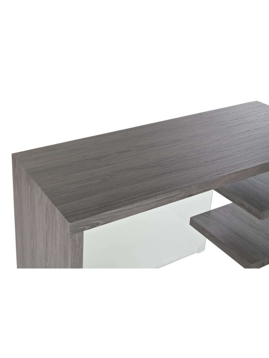 Console en bois et verre trempé Console en bois et verre trempé