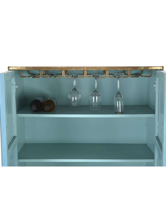 Buffet meuble de bar bleu Pigna Buffet meuble de bar bleu Pigna