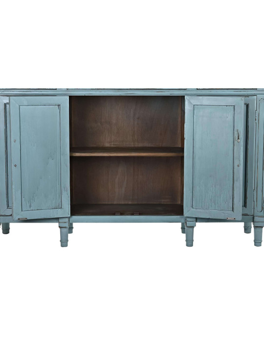 Buffet en bois bleu Buffet en bois bleu