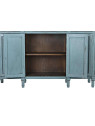Buffet en bois bleu Buffet en bois bleu