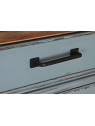 Buffet en bois bleu Buffet en bois bleu