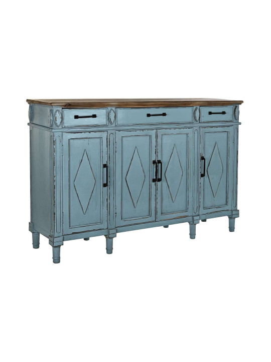 Buffet en bois bleu Buffet en bois bleu