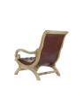 Fauteuil en cuir et bois Evolène Fauteuil en cuir et bois Evolène