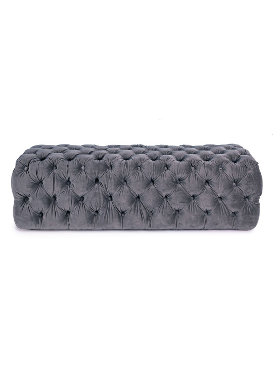 Banc pouf Evan gris