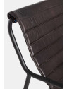 Fauteuil Karisma en cuir noir Fauteuil Karisma en cuir noir